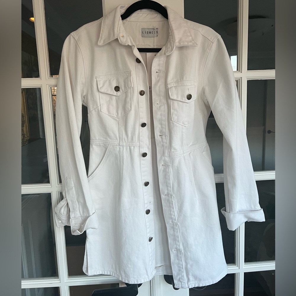 White Denim Dress!